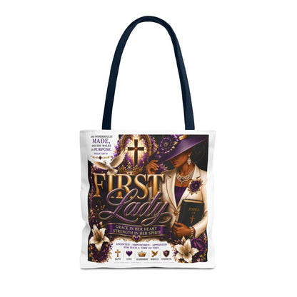 First Lady Christian Tote Bag – Faithful Grace Inspirational Church Purse