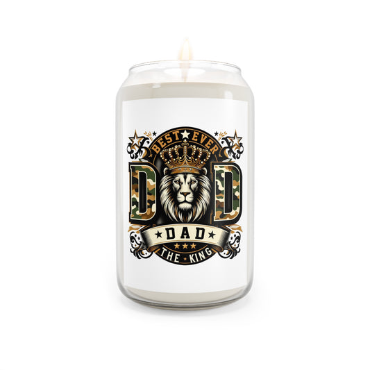 Dad Candle — "Best Ever Dad" Scented Soy Candle (13.75oz)