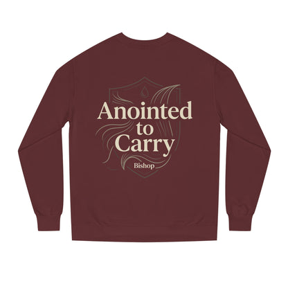 Anointed to Carry Sweatshirt — Faith-Based Bishop Crewneck