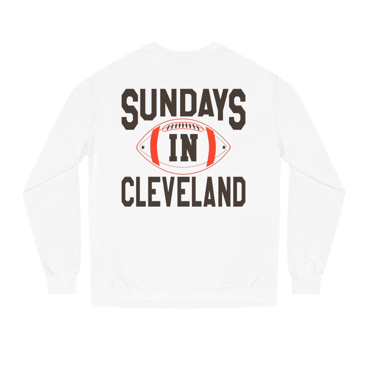 Sundays in Cleveland Football Sweatshirt