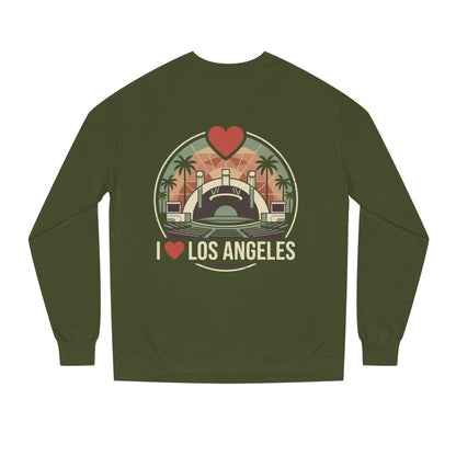 Los Angeles Crewneck Sweatshirt – I  Los Angeles Retro Cityscape