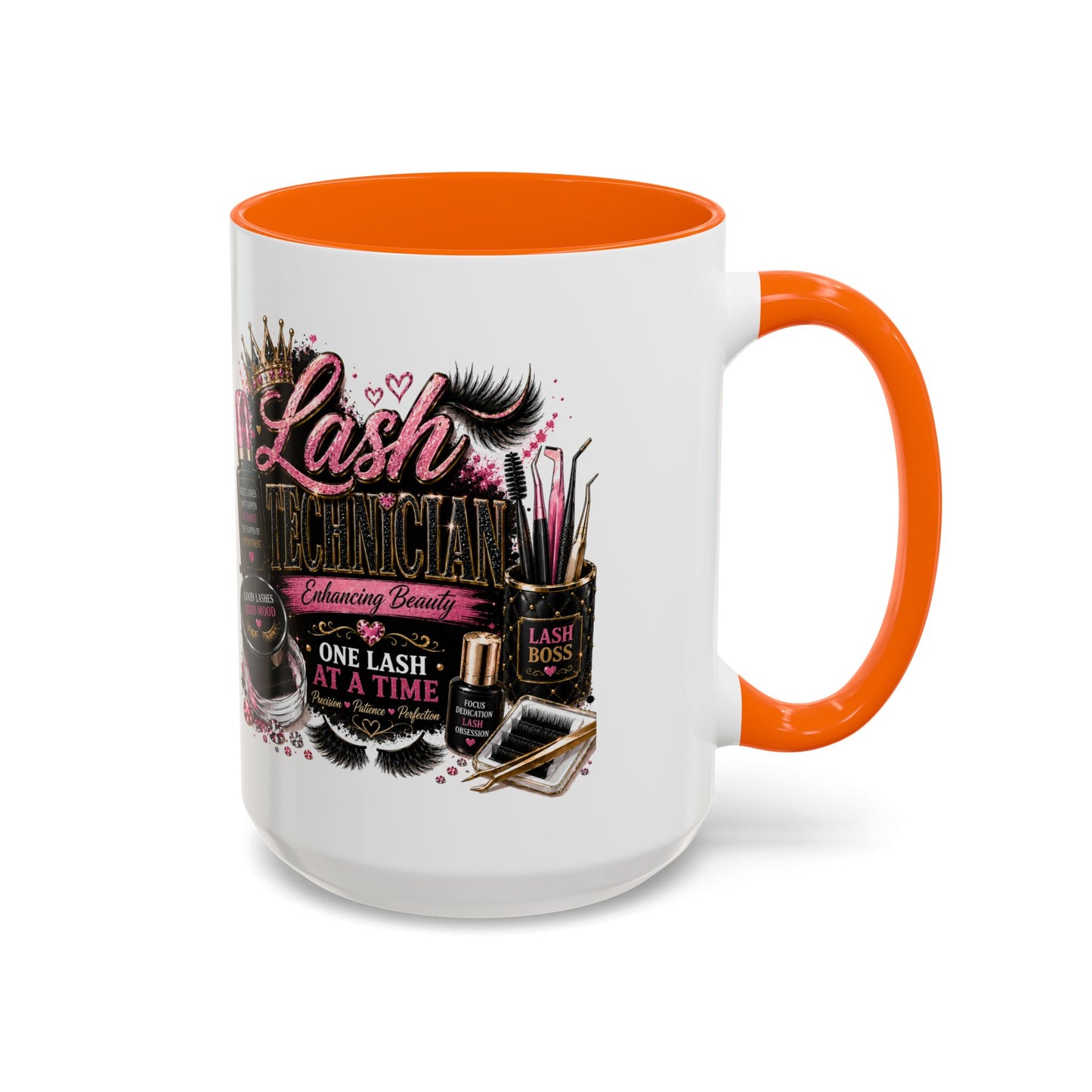 Lash Technician Coffee Mug — "Lash Technician: One Lash at a Time" Accent Mug