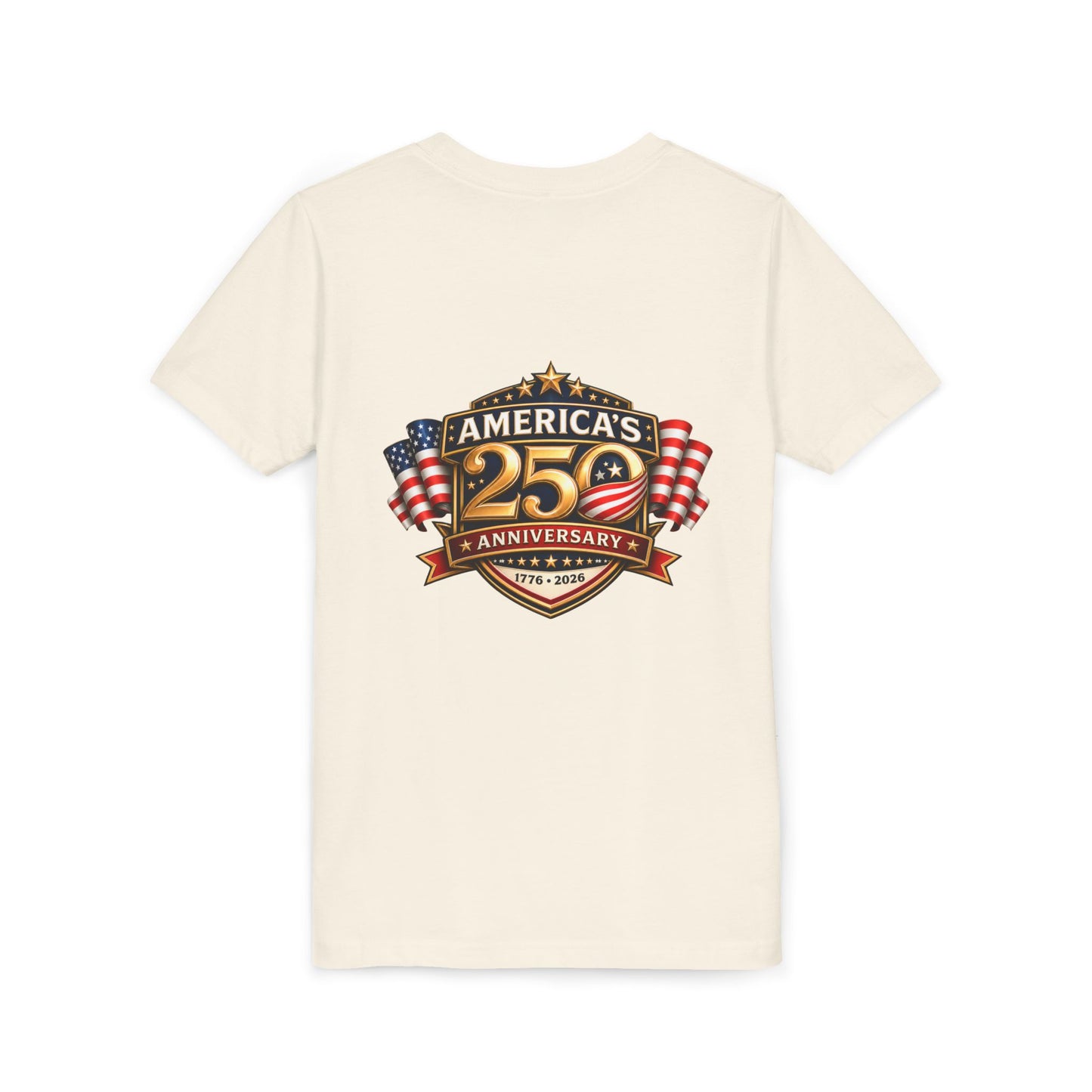 America's 250th Anniversary Youth Tee - Patriotic 1776–2026 Celebration Shirt