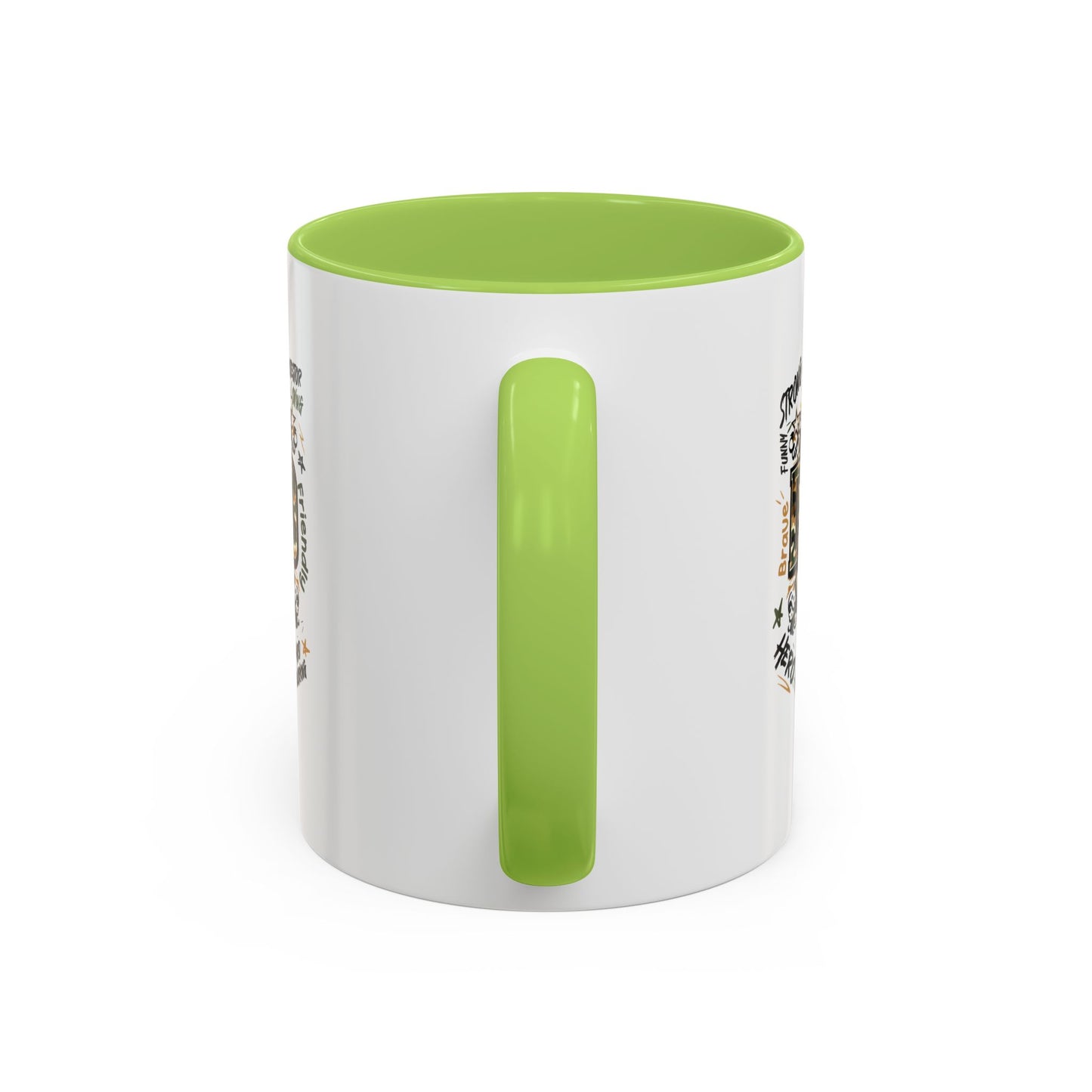 Dad King Lion Coffee Mug — 'Dad: The King' Accent 11/15oz Gift