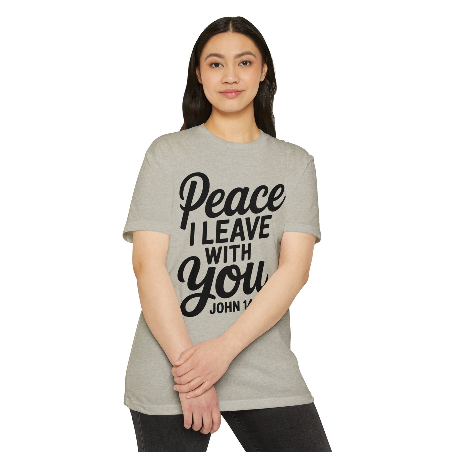 Peace I Leave With You T-Shirt — John 14:27 Christian Tee
