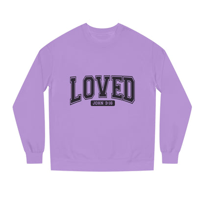 Loved John 3:16 Sweatshirt — Christian Faith Crewneck