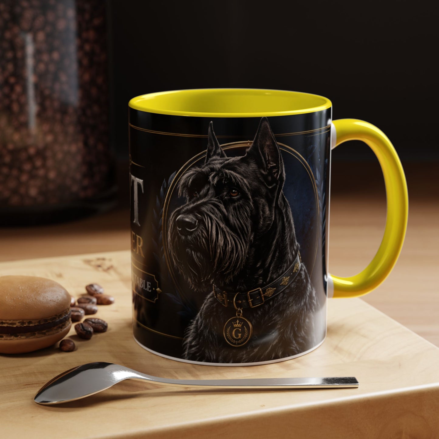 Giant Schnauzer Coffee Mug — Bold Black Accent 11/15oz