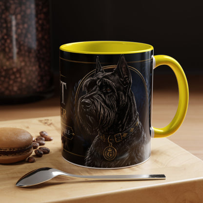 Giant Schnauzer Coffee Mug — Bold Black Accent 11/15oz