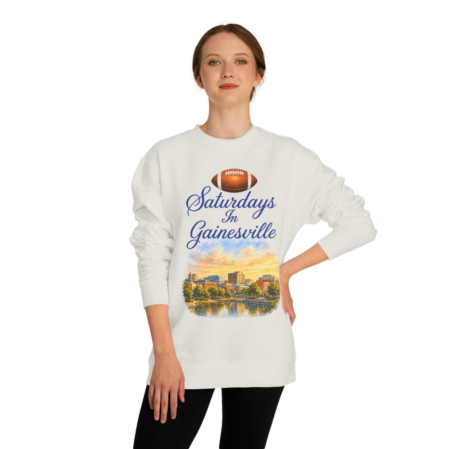 Saturdays in Gainesville Sweatshirt — Football City Skyline Crewneck