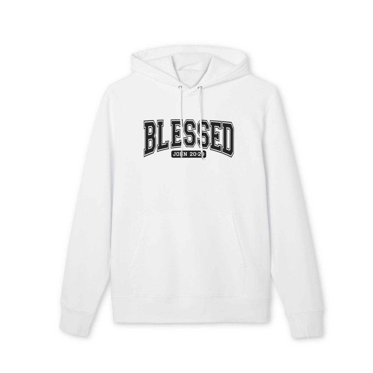 Blessed Hoodie – John 20:21 Christian Pullover, Faith-Based Religious Sweatshirt