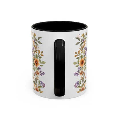 Mom Floral Coffee Mug — "Mom: The Quiet Strength..." Sentimental Mother's Day Gift (11/15oz)