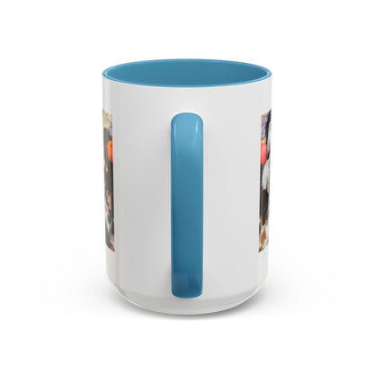 Cat Lover Accent Coffee Mug — “Life Is Better With Cats” 11/15oz
