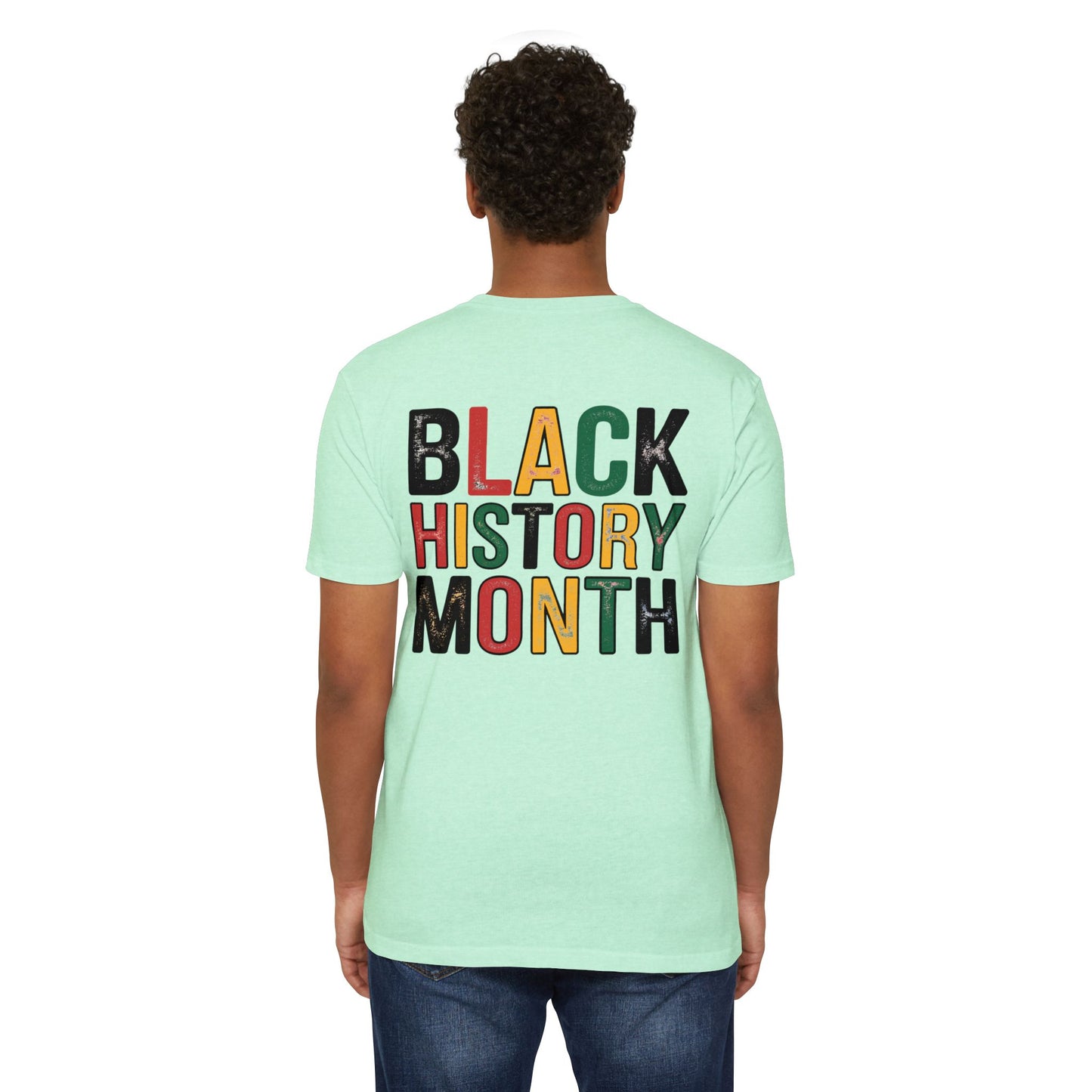 Black History Month T-Shirt — Bold Retro Pan-African Lettering