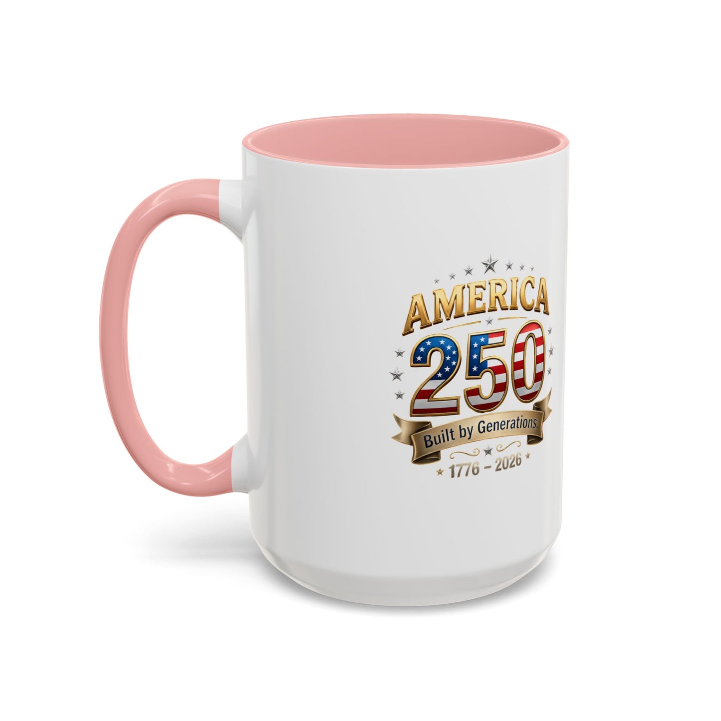 America 250 Coffee Mug — Patriotic 1776–2026 Anniversary Accent Mug