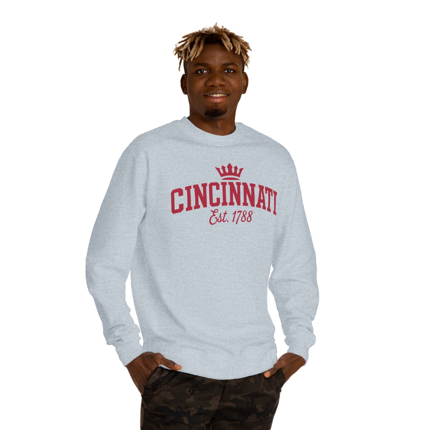 Cincinnati Est. 1788 Crewneck Sweatshirt — Vintage City Pride