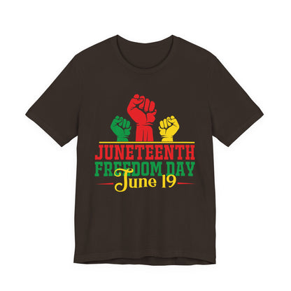 Juneteenth Freedom Day T-Shirt — June 19 Celebration Tee