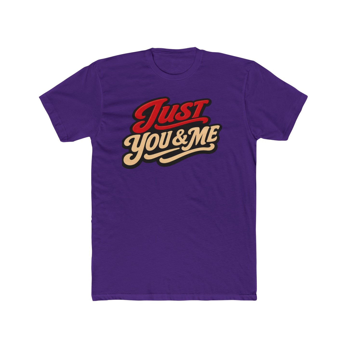 Just You & Me Graphic Tee — Retro Couples Love Shirt
