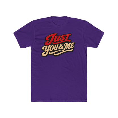 Just You & Me Graphic Tee — Retro Couples Love Shirt