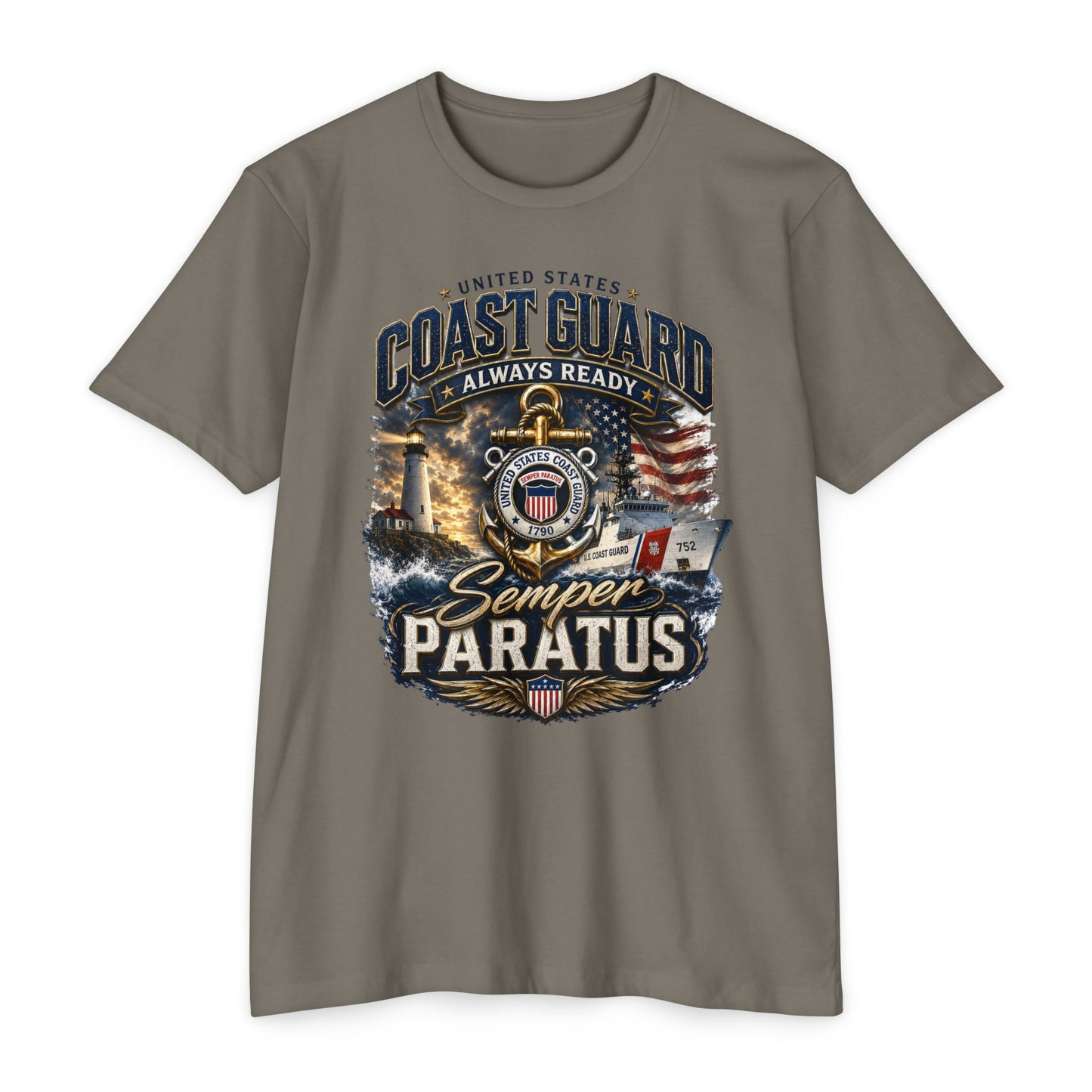 Coast Guard Semper Paratus T-Shirt – U.S. Coast Guard Veteran Tee