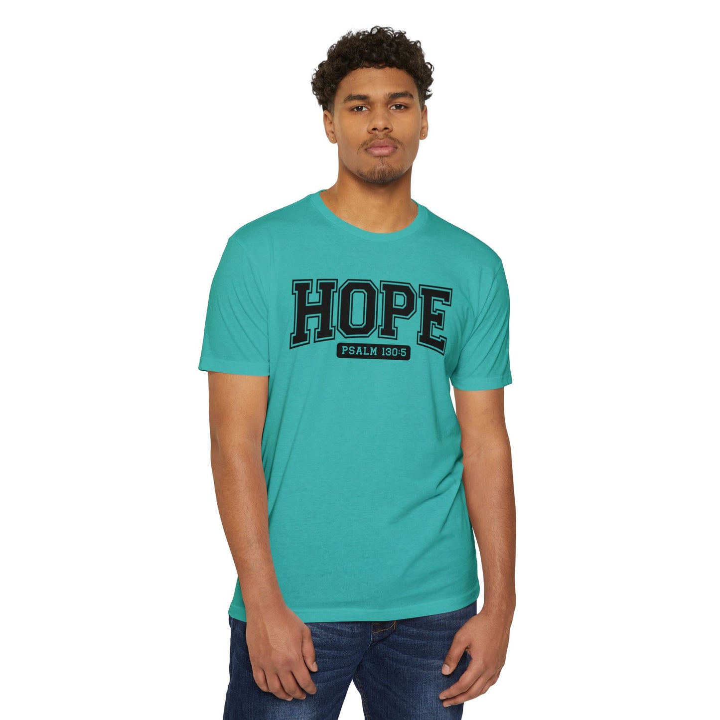 Hope Psalm 130:5 T-Shirt — Inspirational Faith Tee