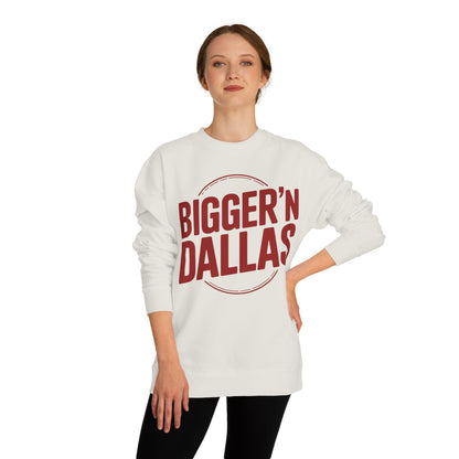 Bigger'n Dallas Crewneck Sweatshirt — Retro City Pride Pullover