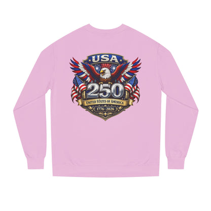 USA 250th Anniversary Sweatshirt — Patriotic Eagle 1776–2026 Crewneck