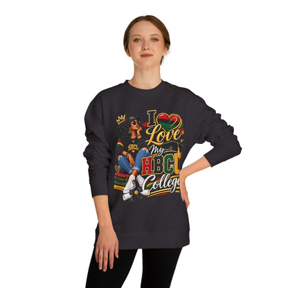I Love My HBCU College Crewneck Sweatshirt