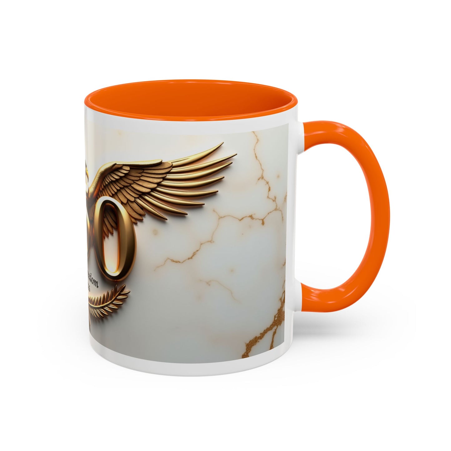 25 Years of Freedom Eagle Coffee Mug – 1776–2026 Commemorative Accent Mug
