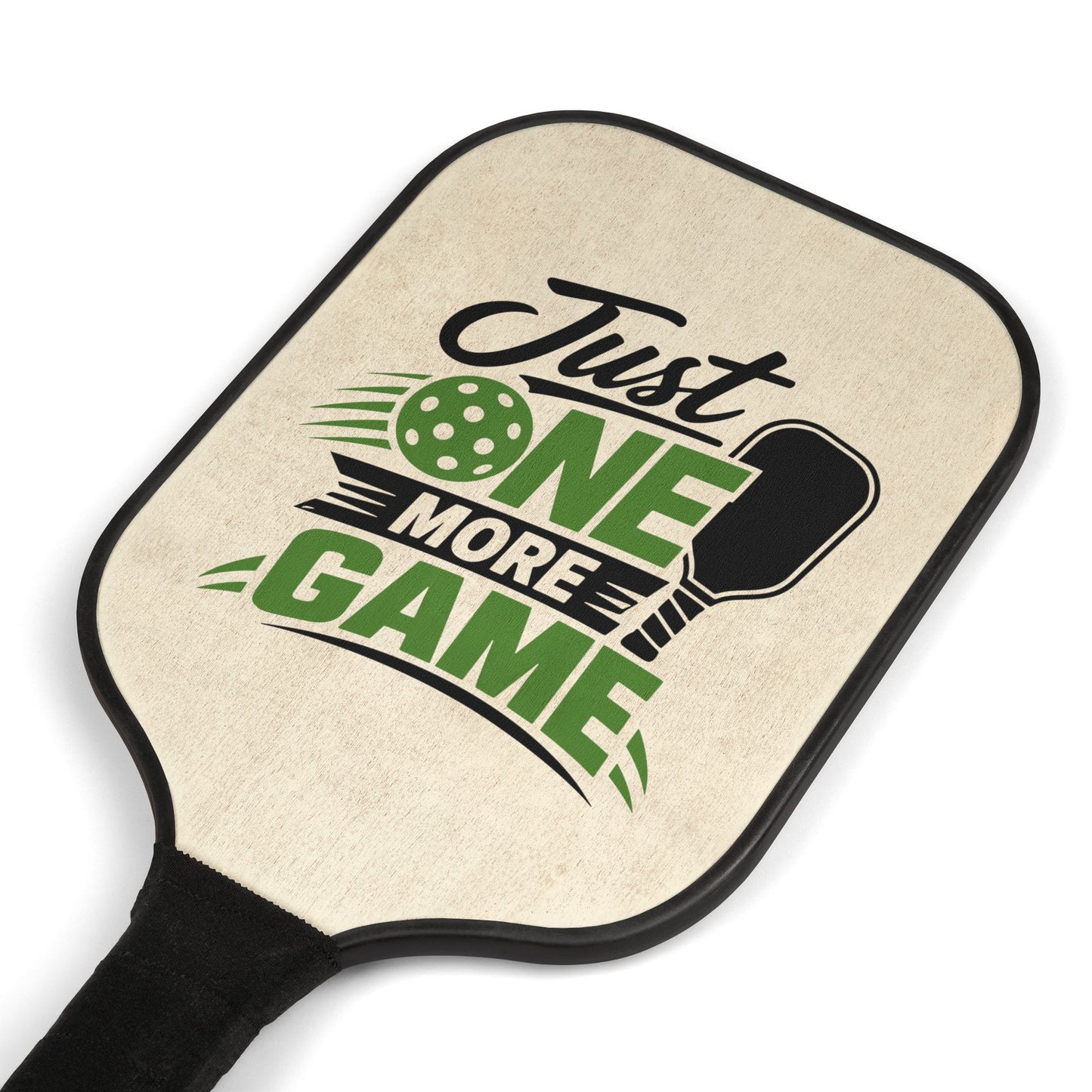 Pickleball Paddles Set — "Just One More Game" Paddle & Balls Kit