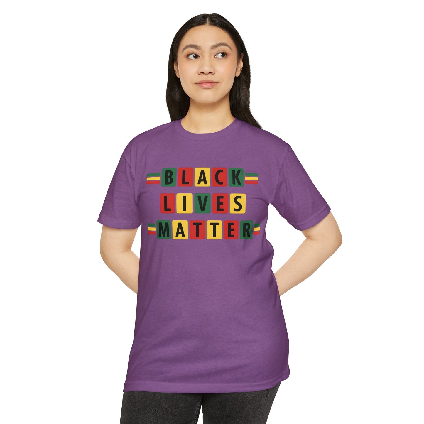 Black Lives Matter T‑Shirt - Pan-African Block Letter Tee