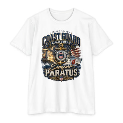 Coast Guard Semper Paratus T-Shirt – U.S. Coast Guard Veteran Tee