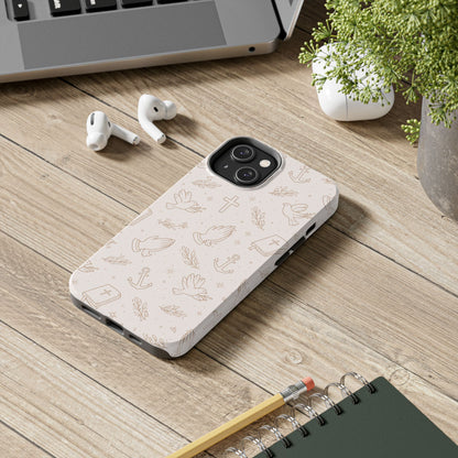 Symbols of Grace Phone Case | Christian Floral iPhone Case