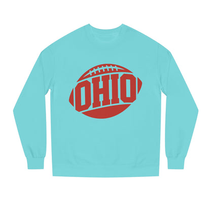 Ohio Football Crewneck Sweatshirt — Vintage Collegiate Game Day Pullover