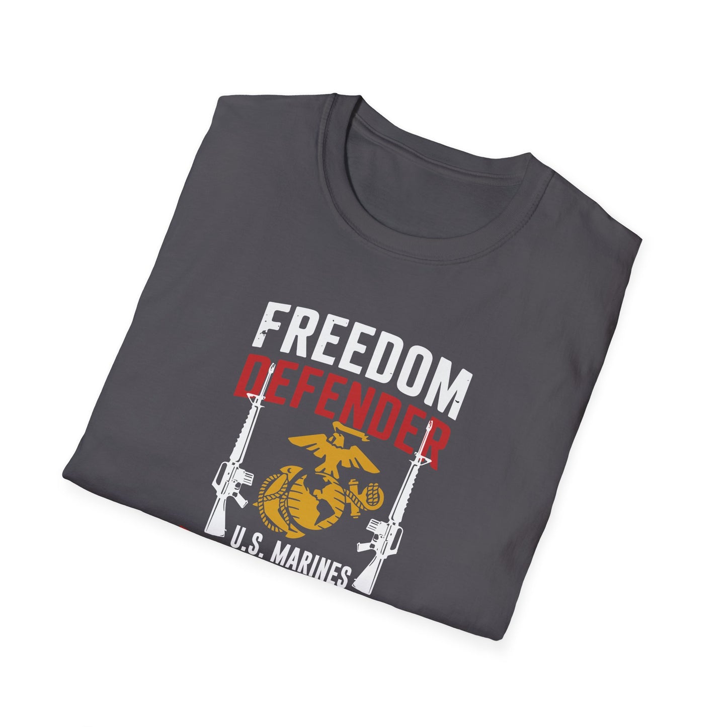 Freedom Defender U.S. Marines Veteran  For Life T-Shirt