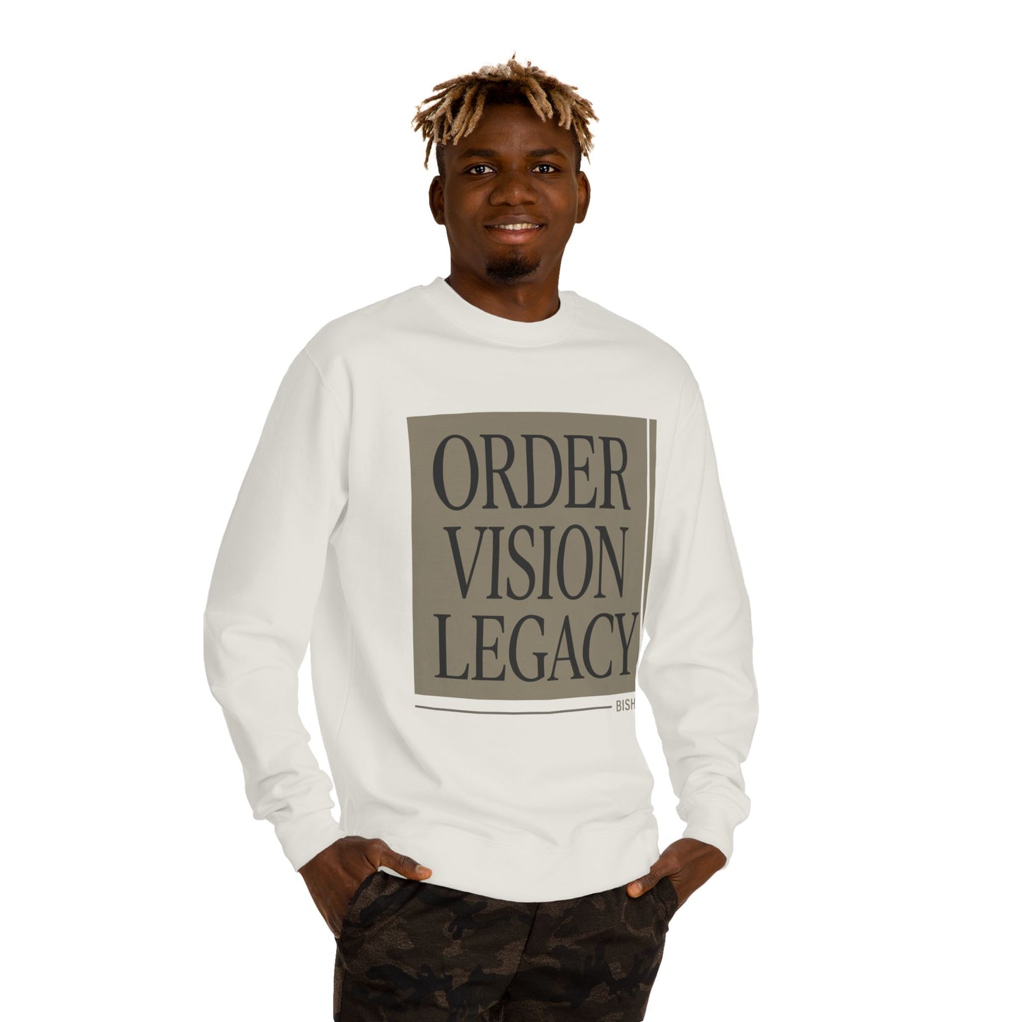 Order • Vision • Legacy Sweatshirt — Minimalist Motivational Crewneck