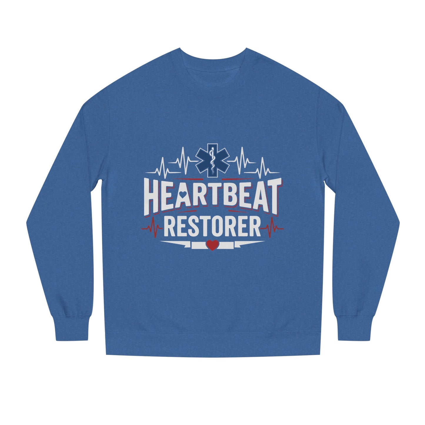 Heartbeat Restorer Sweatshirt — EMS Paramedic Crewneck for First Responders