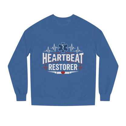 Heartbeat Restorer Sweatshirt — EMS Paramedic Crewneck for First Responders
