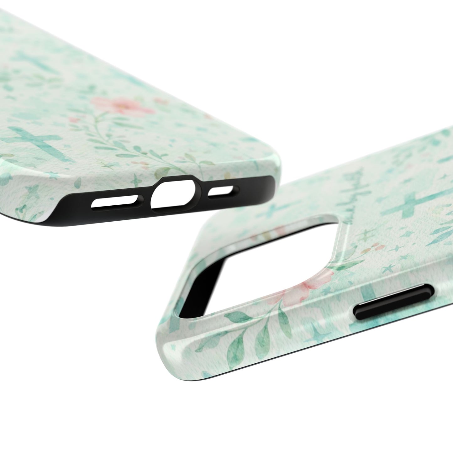Walk By Faith Phone Case | Christian floral iPhone Case