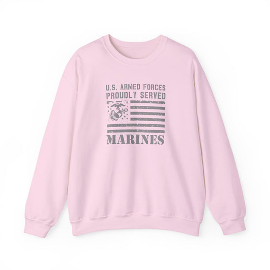 U.S. Armed Forces Proudly Served Marines Sweatshirt