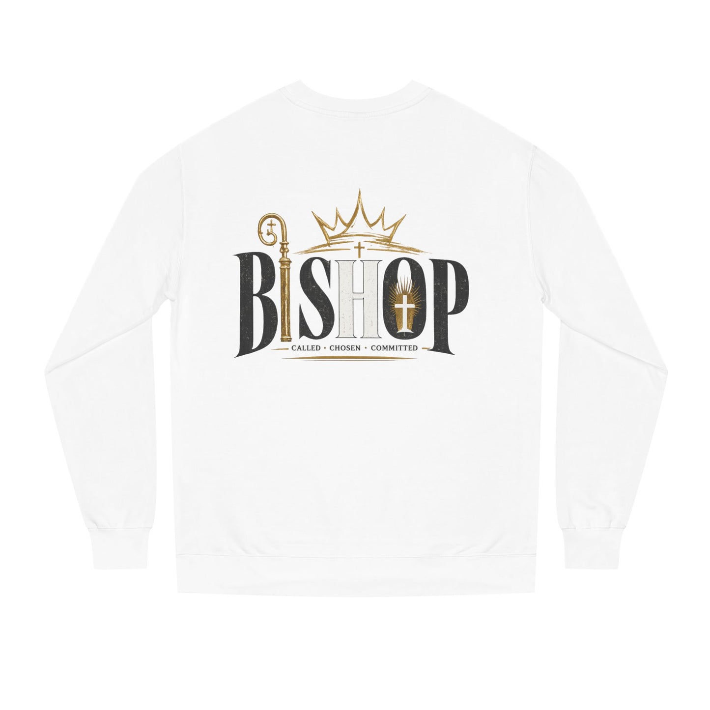 Bishop Crewneck Sweatshirt — Crown & Crosier Church Apparel