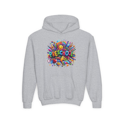 Preschool Kids Hoodie — Colorful Back-to-School Preschool Design
