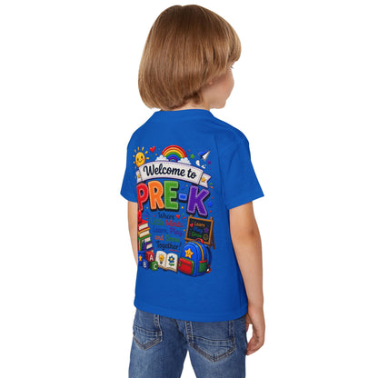 Welcome to Pre-K Toddler T-Shirt — Colorful Back-to-School Preschool Shirt