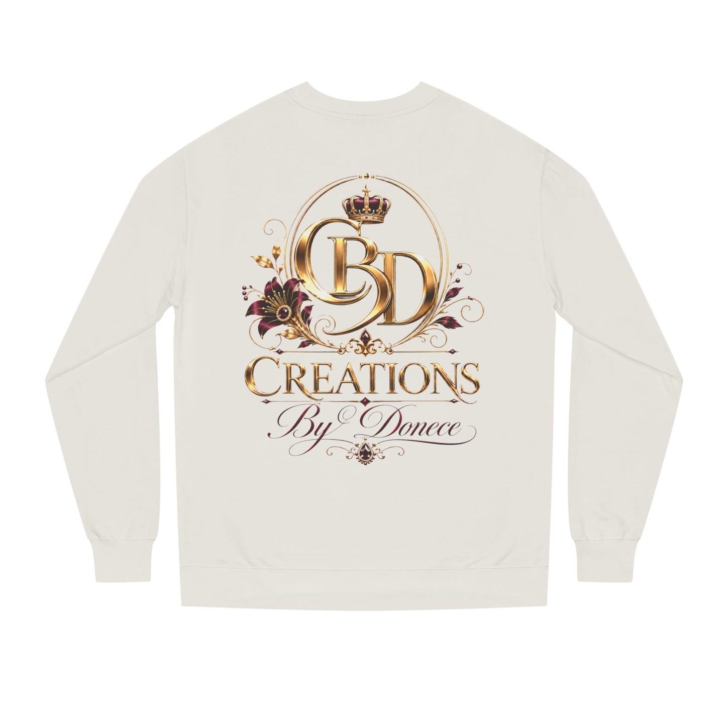 Crewneck Sweatshirt — Creations By Donece Gold Logo Crewneck