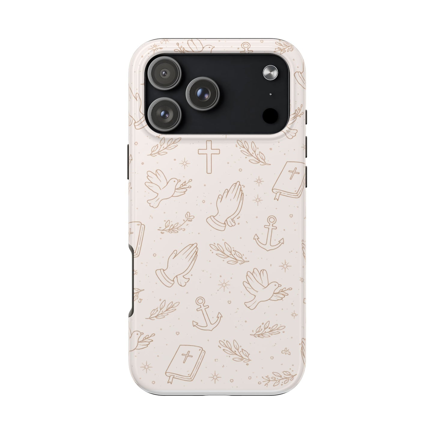 Symbols of Grace Phone Case | Christian Floral iPhone Case