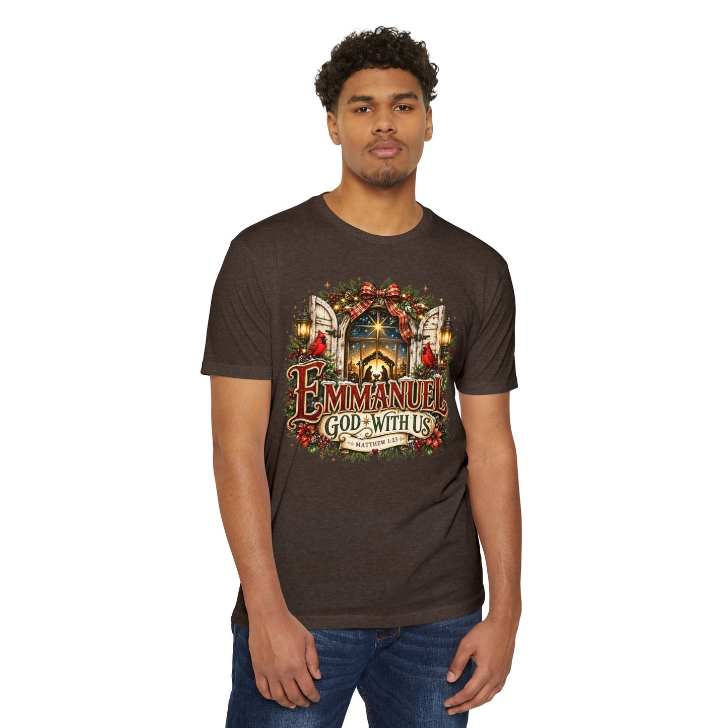Emmanuel "God With Us" Christmas T-Shirt