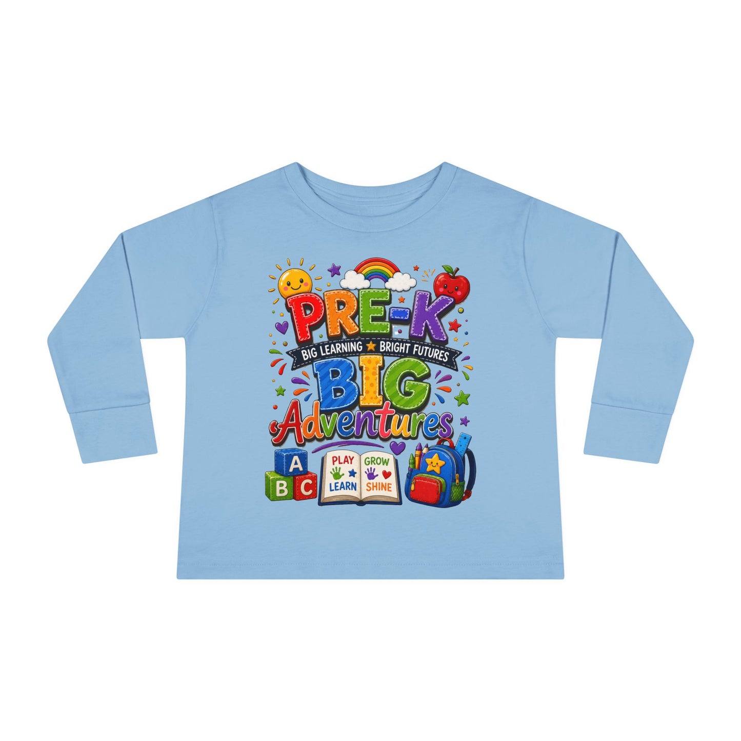 Pre-K Big Adventures Toddler Long Sleeve Tee