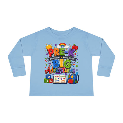 Pre-K Big Adventures Toddler Long Sleeve Tee