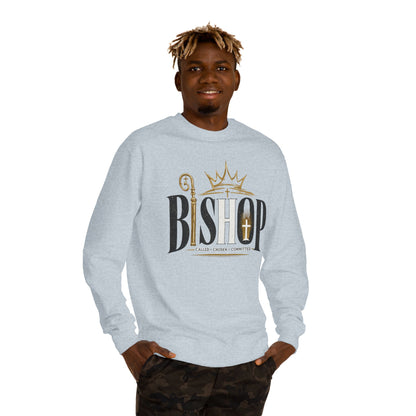 Bishop Crewneck Sweatshirt — Crown & Crosier Church Apparel