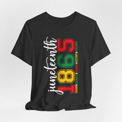 Juneteenth 1865 Celebration Tee — Black History Freedom T-Shirt