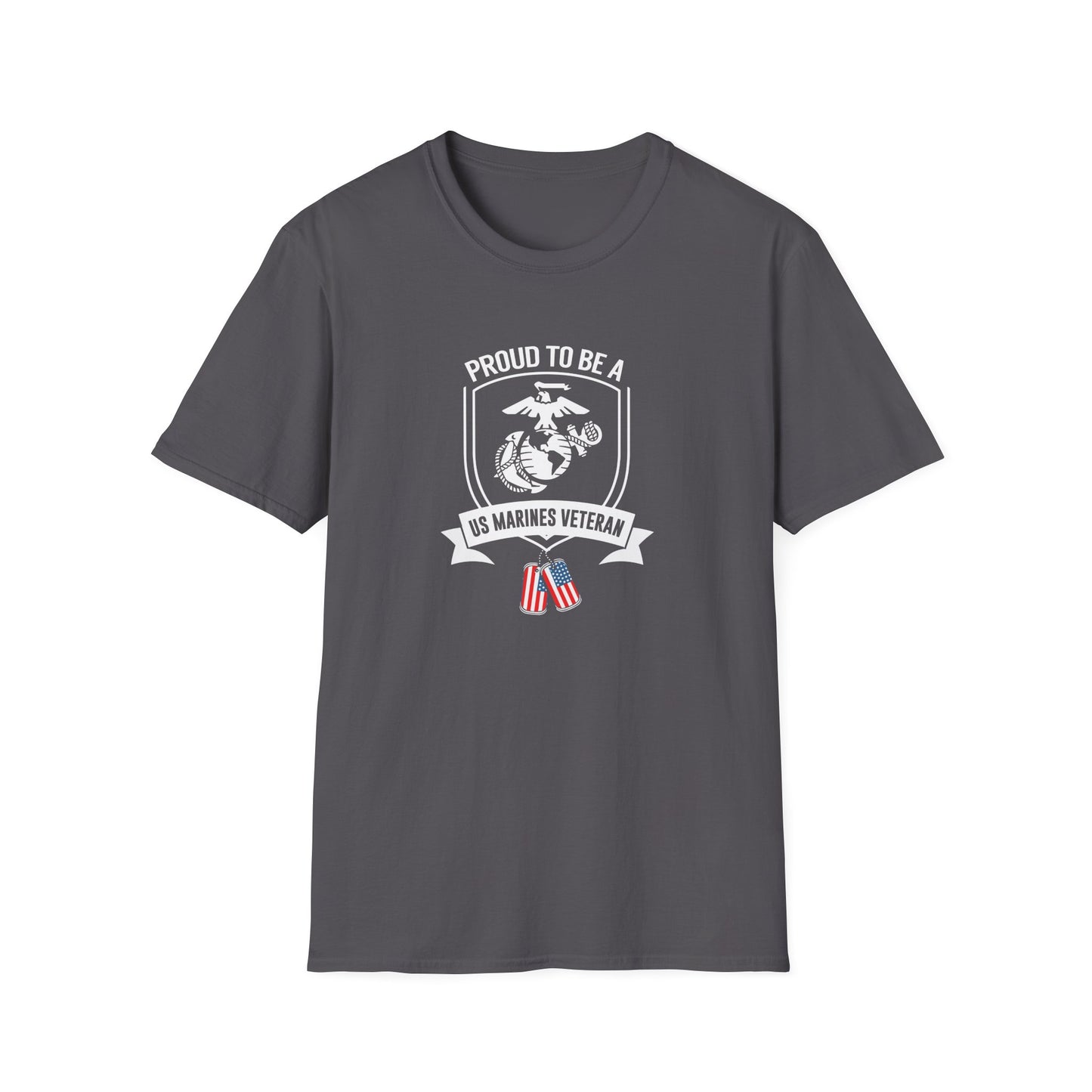 Proud to Be a Us Marines Veteran T-Shirt